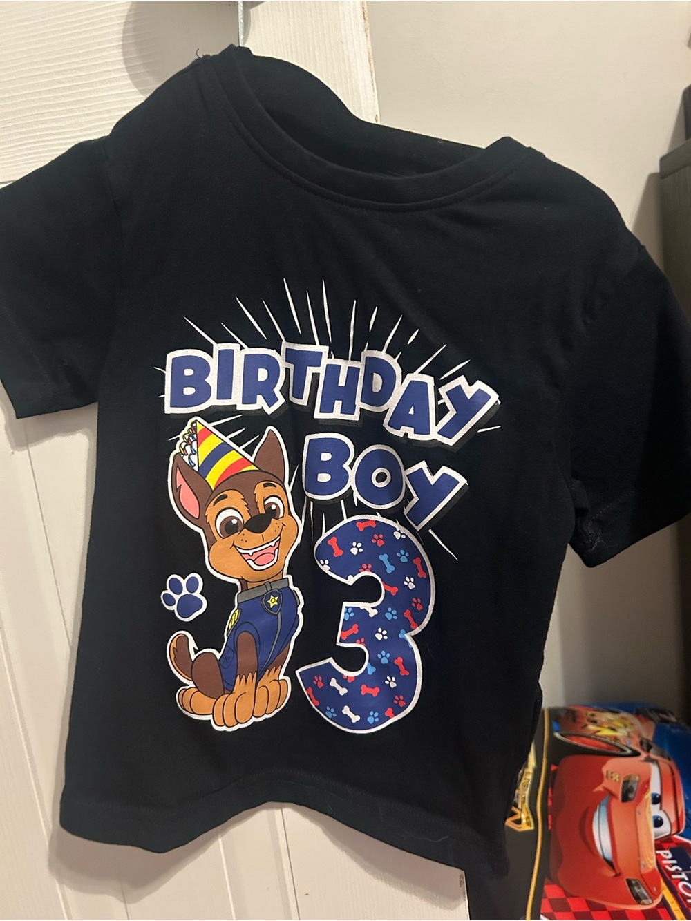 Birthday Boy Paw Patrol Black Graphic Tee - 2T